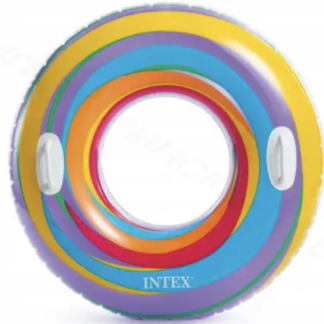 طفاحية الرينبو مع مسكات - أزرق وأصفر