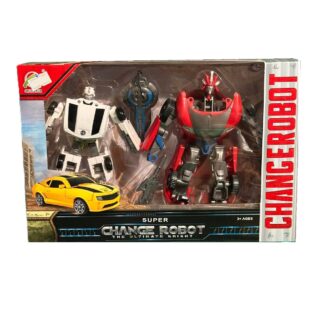 ترانزفورمر أبيض وأحمر