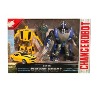 ترانزفورمر أزرق وأصفر