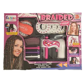 خرز شعر مع مكينة (بطارية)