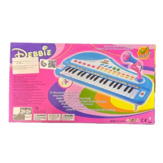 بيانو مع مايكروفون - أزرق