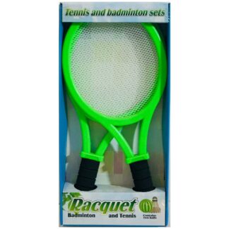 مضارب ريشة وتنس - أخضر