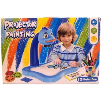 بروجكتر مع رسم - أزرق
